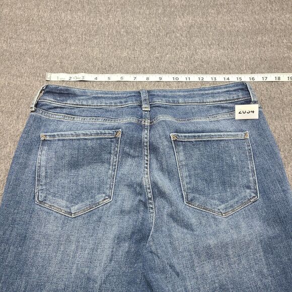 Permanent Womens Jeans 6 Blue Slim Bootcut Denim Pants Western Festival - Picture 8 of 9